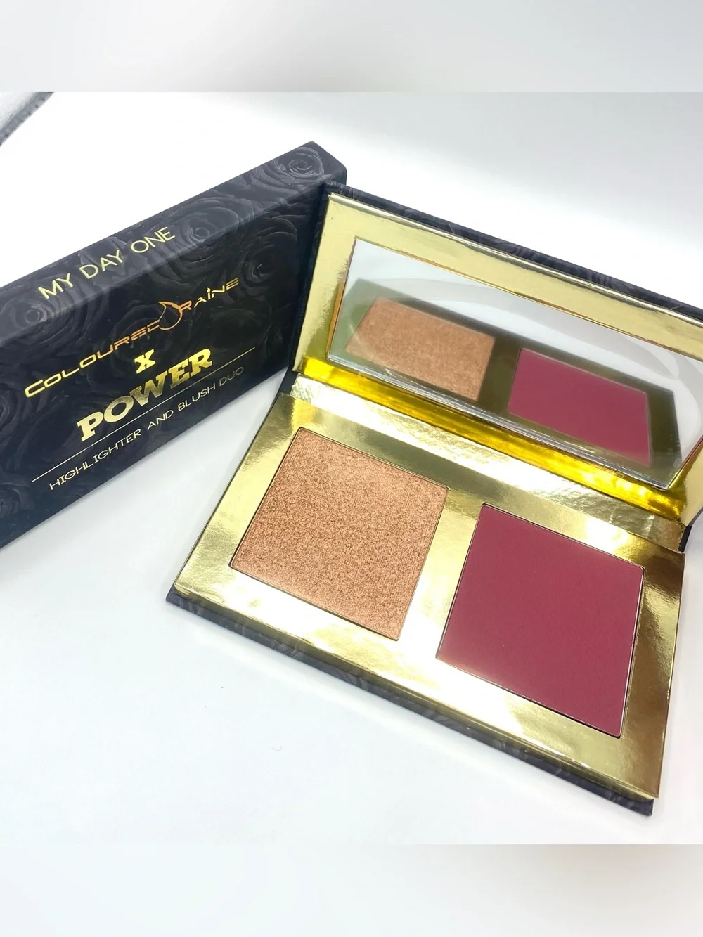 Coloured Raine x Power Highlighter & Blush Duo My Day One New! Limited Edition‎